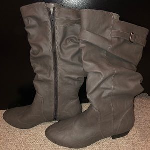 Gray Boots